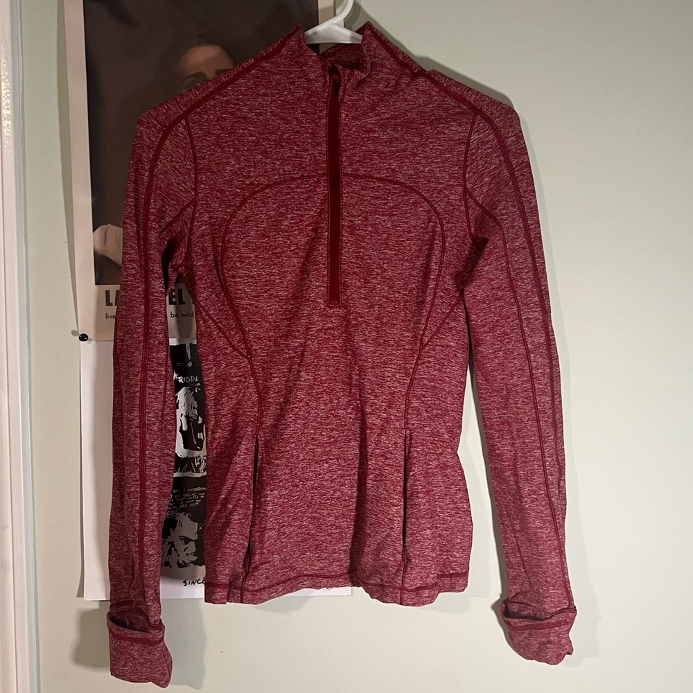 LuluLemon Long Sleeve Quarter Zip Jacket